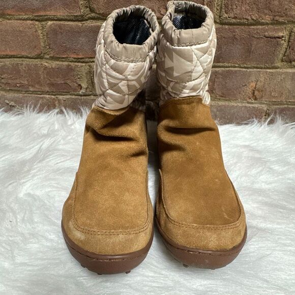Columbia Women’s Minx Tan Pull On Omni-Heat Print Boot Size 9 - Picture 3 of 9